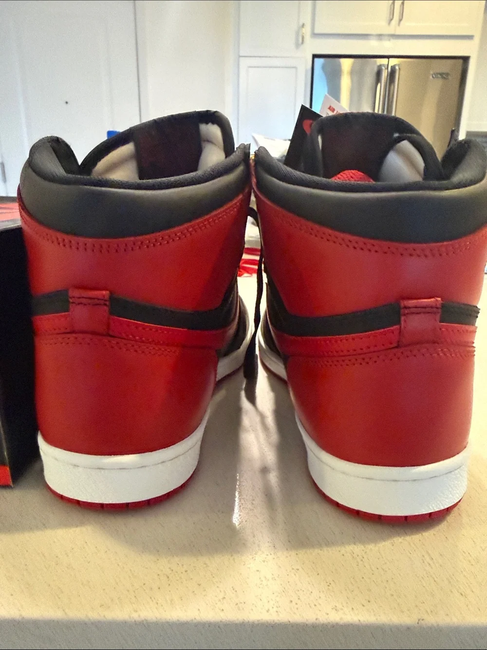 Jordan Air Jordan 1 High OG Black/Red Men's Sneakers